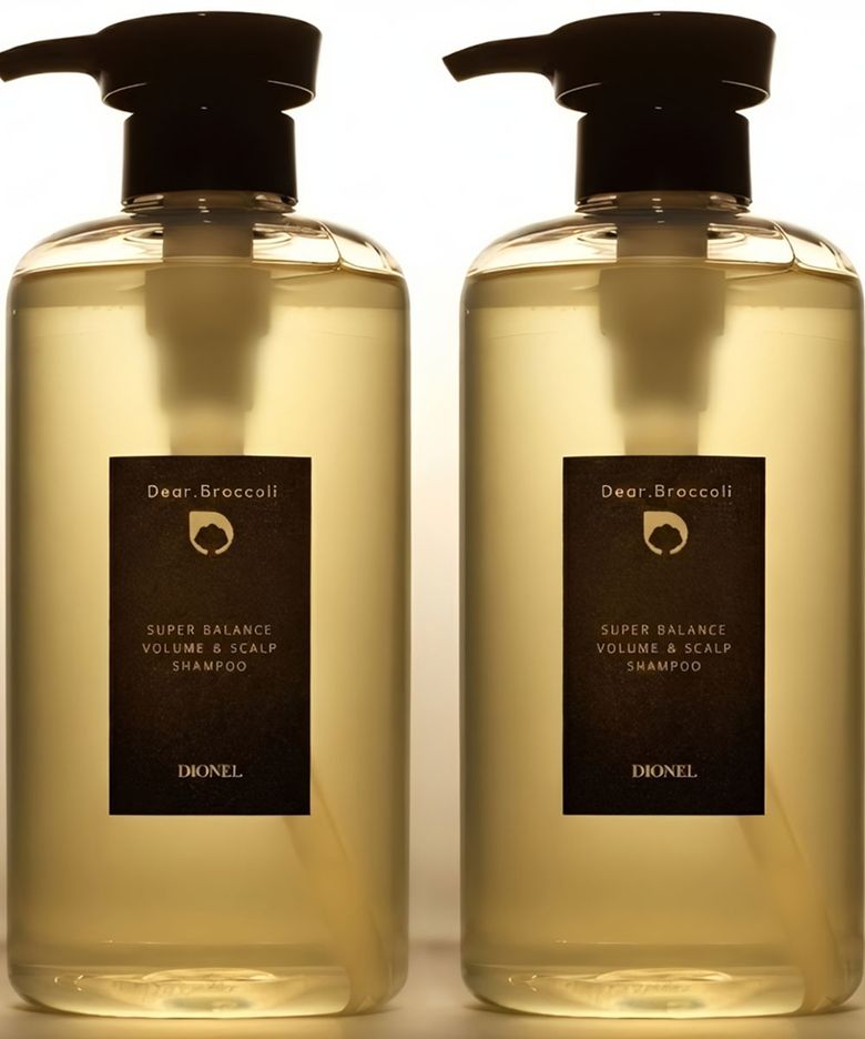 디어브로콜리 슈퍼 발란스 볼륨 앤 스칼프 샴푸 750ml 2개