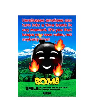 스마일 밤 유광 포스터(A2 Size)