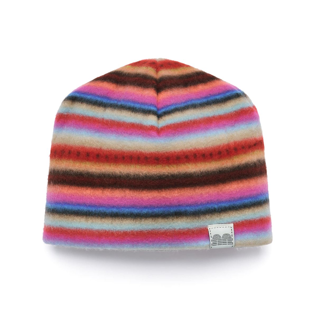 낫뉴(NOT NEW) nn Label Pattern Beanie Rainbow