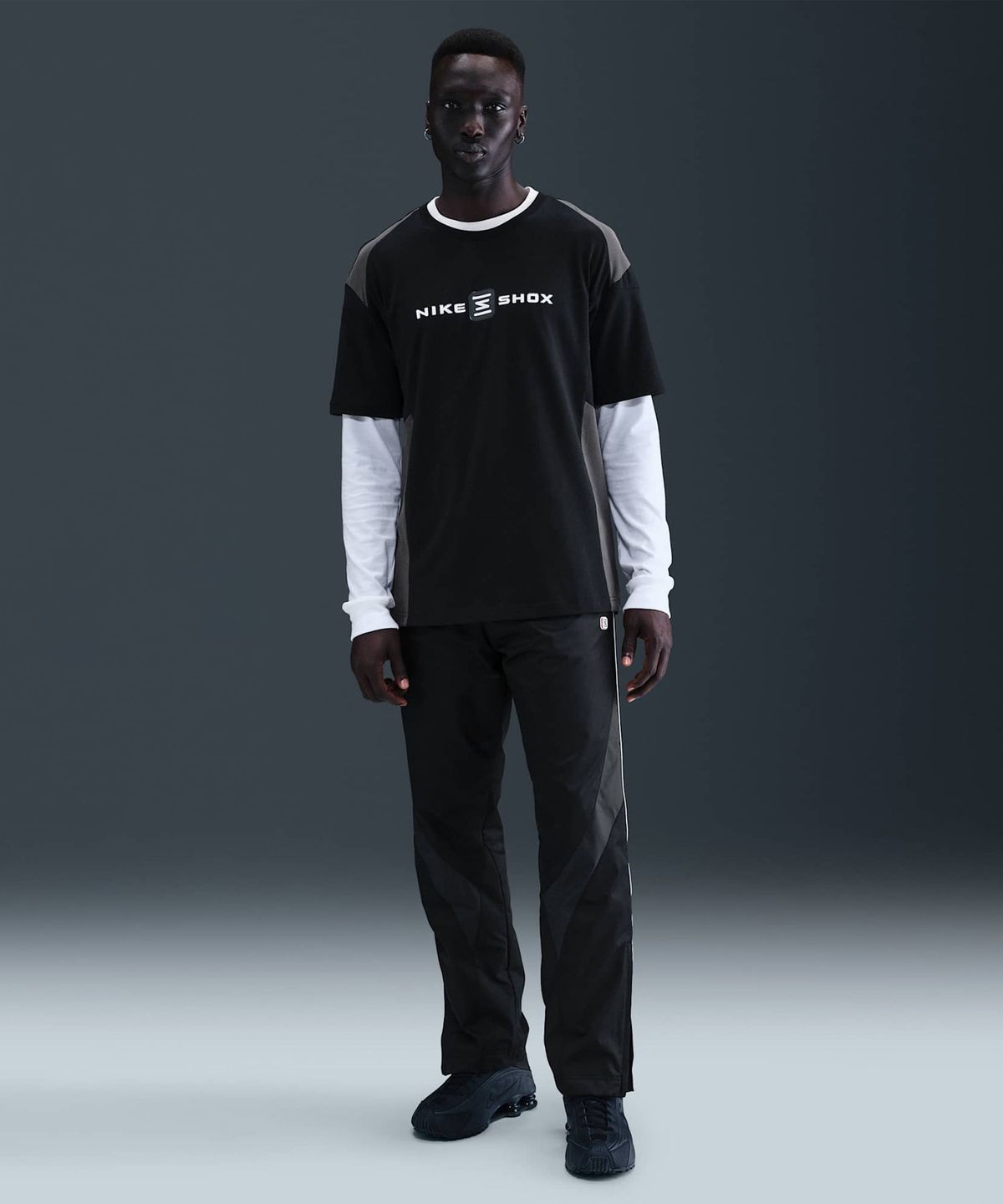 나이키(NIKE) 스포츠웨어 샥스 우븐 팬츠 M - 블랙:앤트러사이트:화이트 / IH0653-010