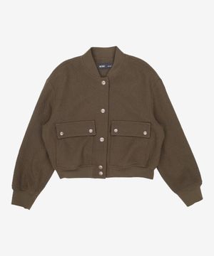 울 크롭 봄버 점퍼_MIWJJDT23C M