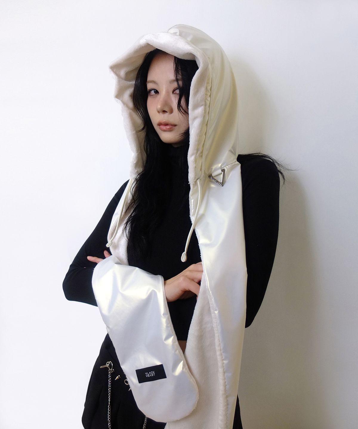 블랙비스트(VLACK VEAST) 리버서블 바라클라바 _ 화이트펄 _ AC4502