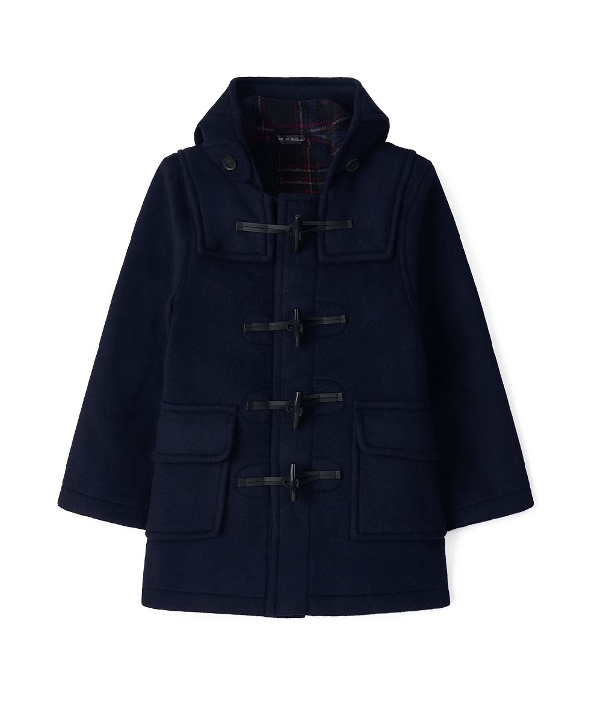 몽고메리(MONTGOMERY) CLASSIC FIT DUFFLE COAT FOR KIDS - NAVY