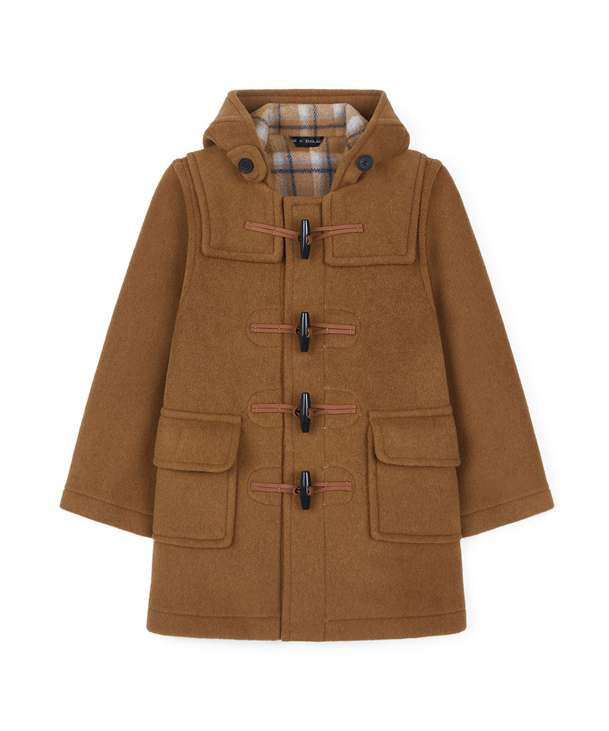 몽고메리(MONTGOMERY) CLASSIC FIT DUFFLE COAT FOR KIDS - CAMEL