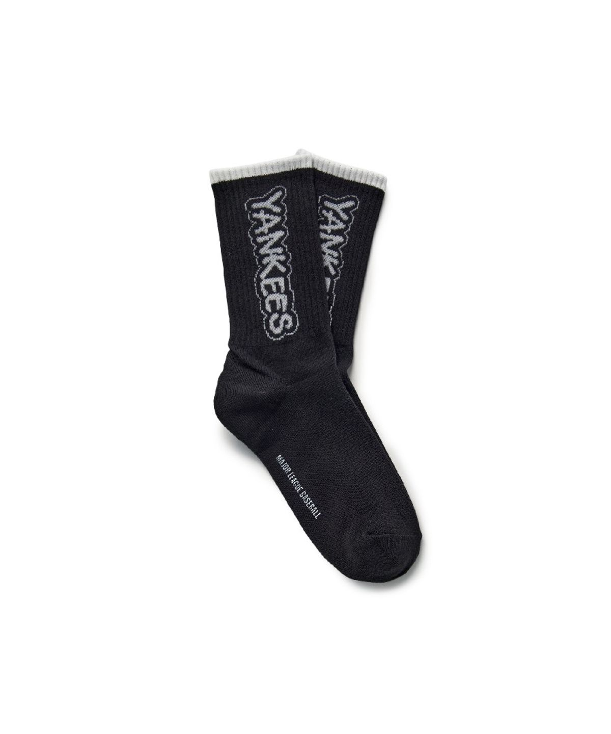 엠엘비 키즈(MLB KIDS) 스트릿 레터링 일대일 양말 NY (Black)