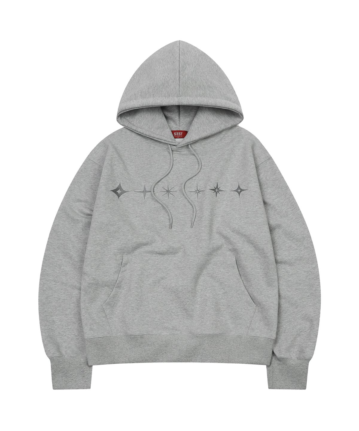 에스이에스티(S'EST) Star Hoodie Gray