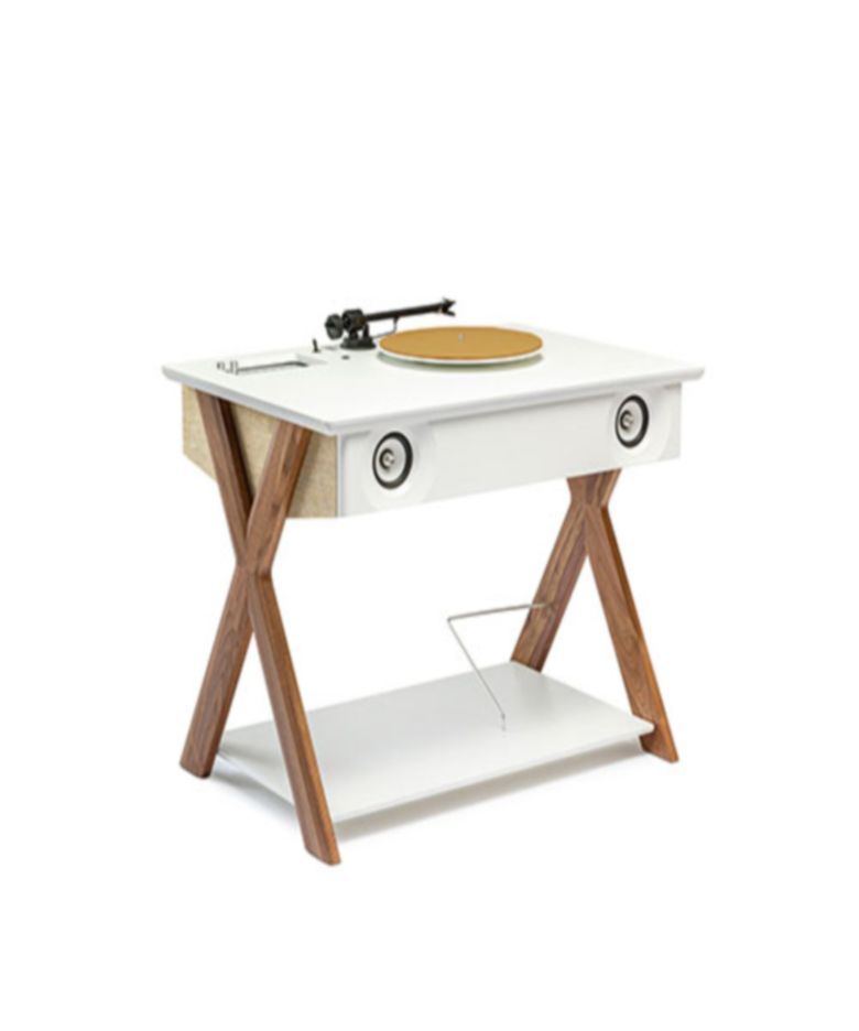 LX X Turntable 턴테이블 일체형 하이파이 블루투스 스피커 월넛