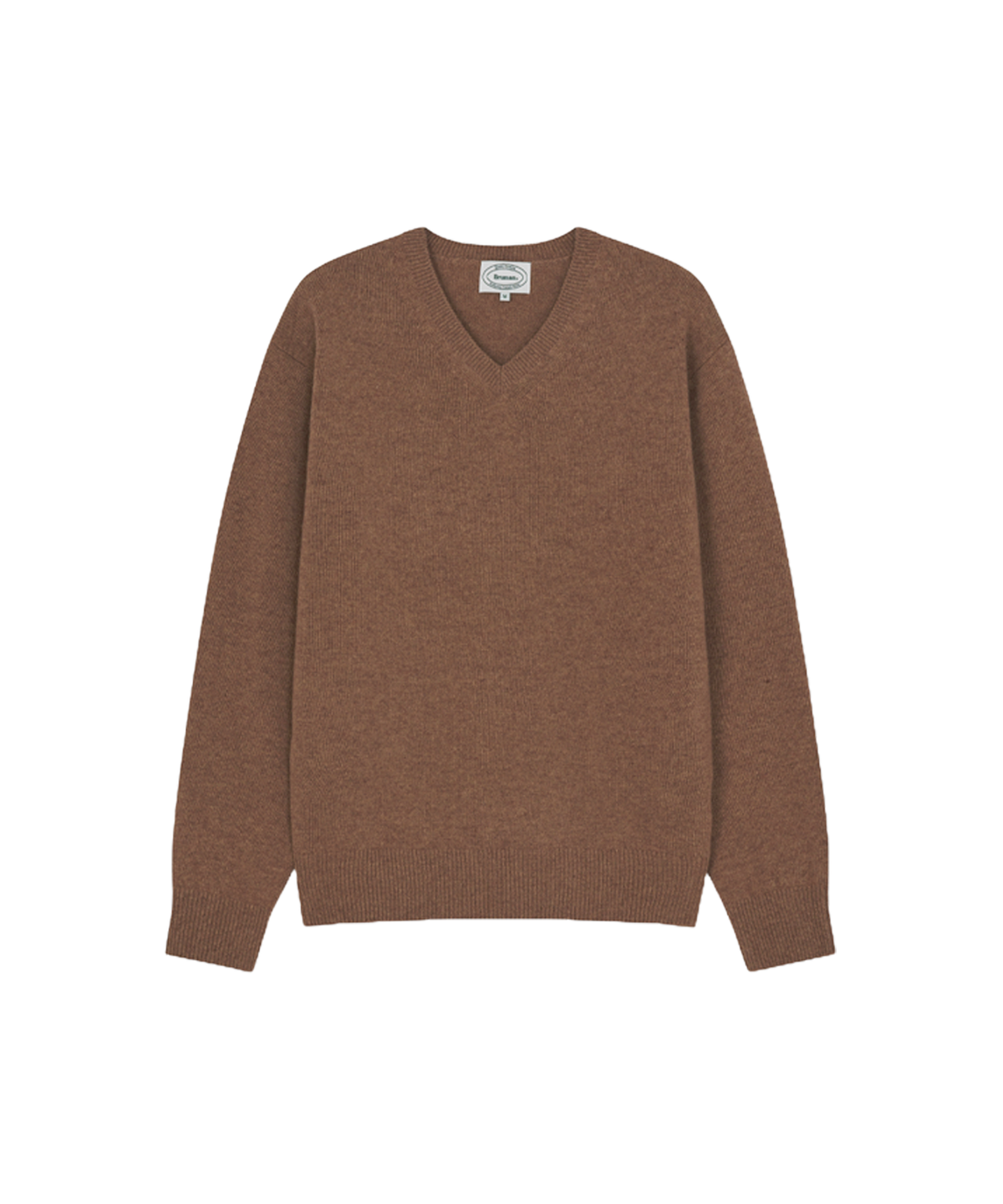 브루먼(BRUMAN) Wool V-neck Knit (Oat Beige)