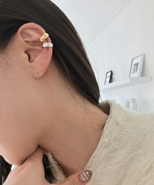 [925실버] 데일리 이어커프 (2컬러)