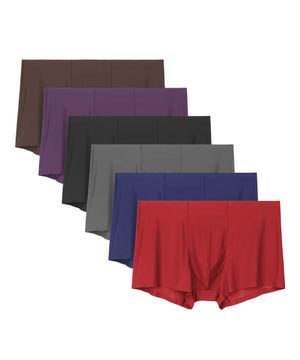 [6PACK] 베이직 무지 심리스 무봉제 남성 드로즈 팬티