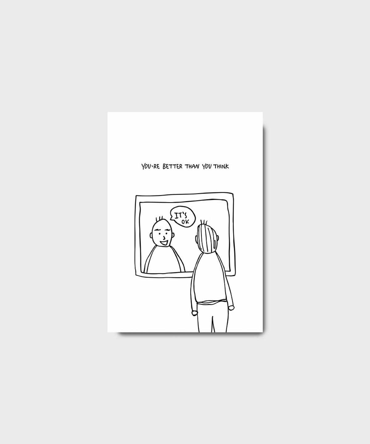 콩주편지(KONGJUDESIGNS) 거울 엽서