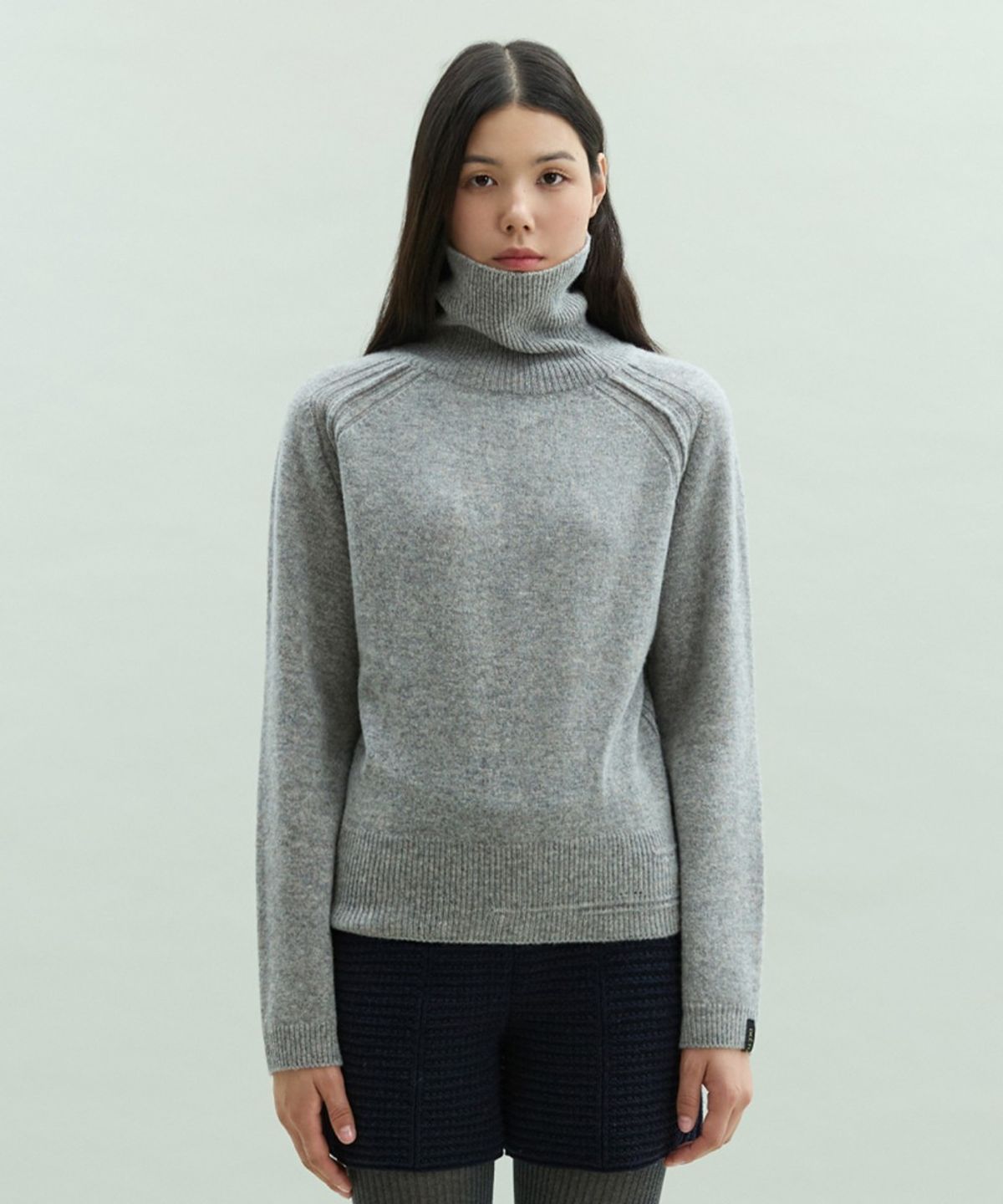 디에토(DEETO) Wool 100 Turtleneck [GREY]
