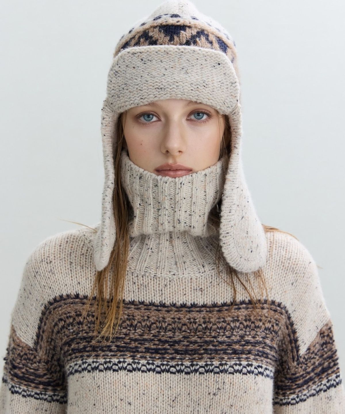 디에토(DEETO) Nordic Trapper Hat [IVORY]