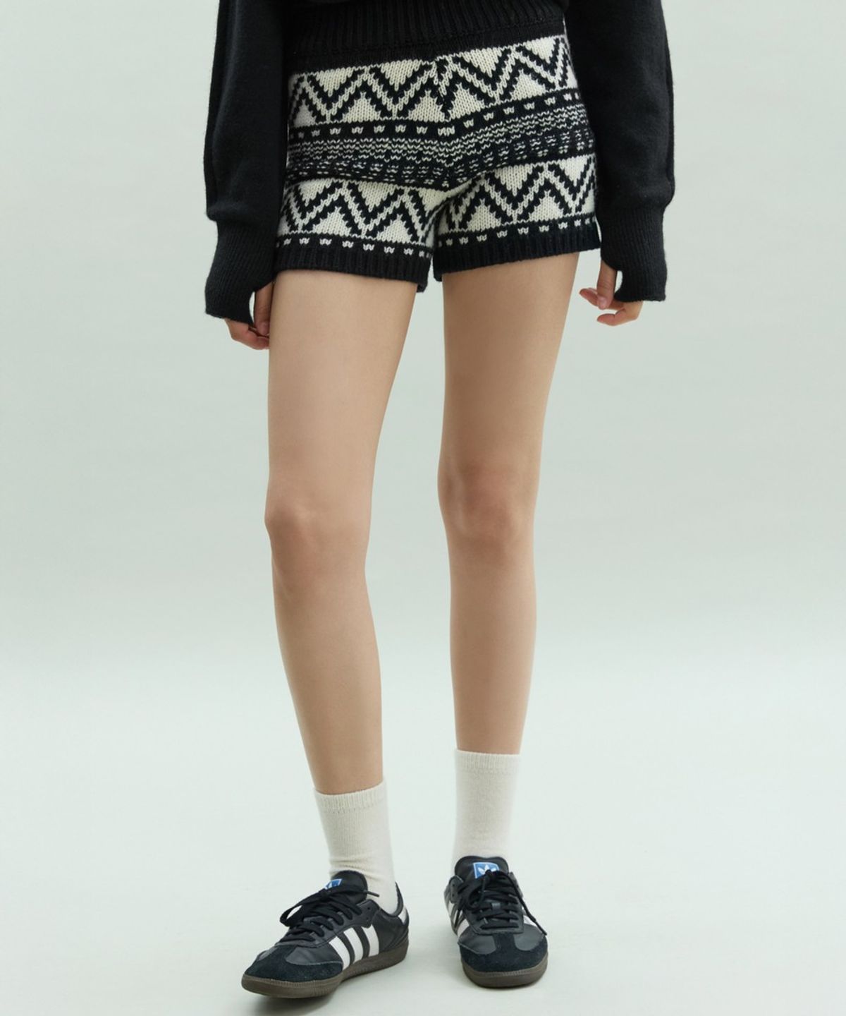 디에토(DEETO) Jacquard Shorts [BLACK]