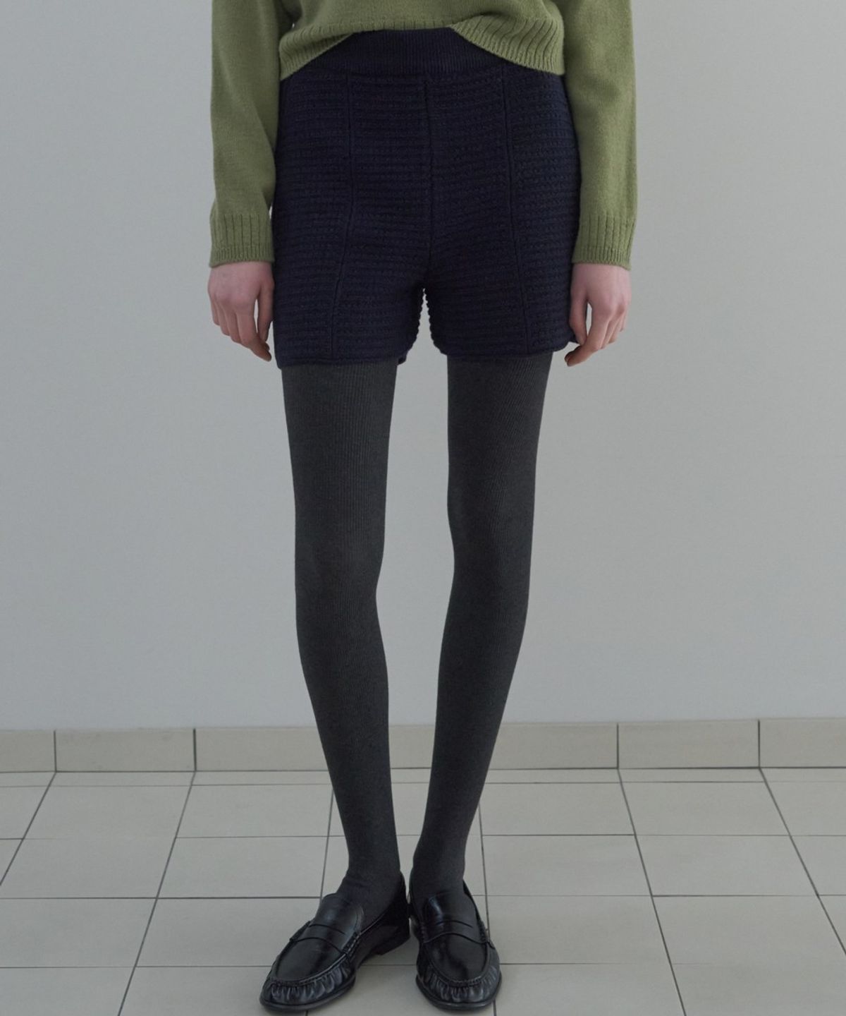 디에토(DEETO) Tuck Shorts [NAVY]