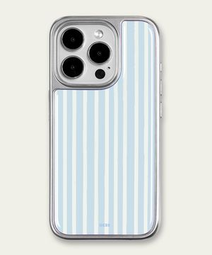 [+맥세이프] 108 STRIPE_WATERBLUE BEIGE (에폭시/글로시)