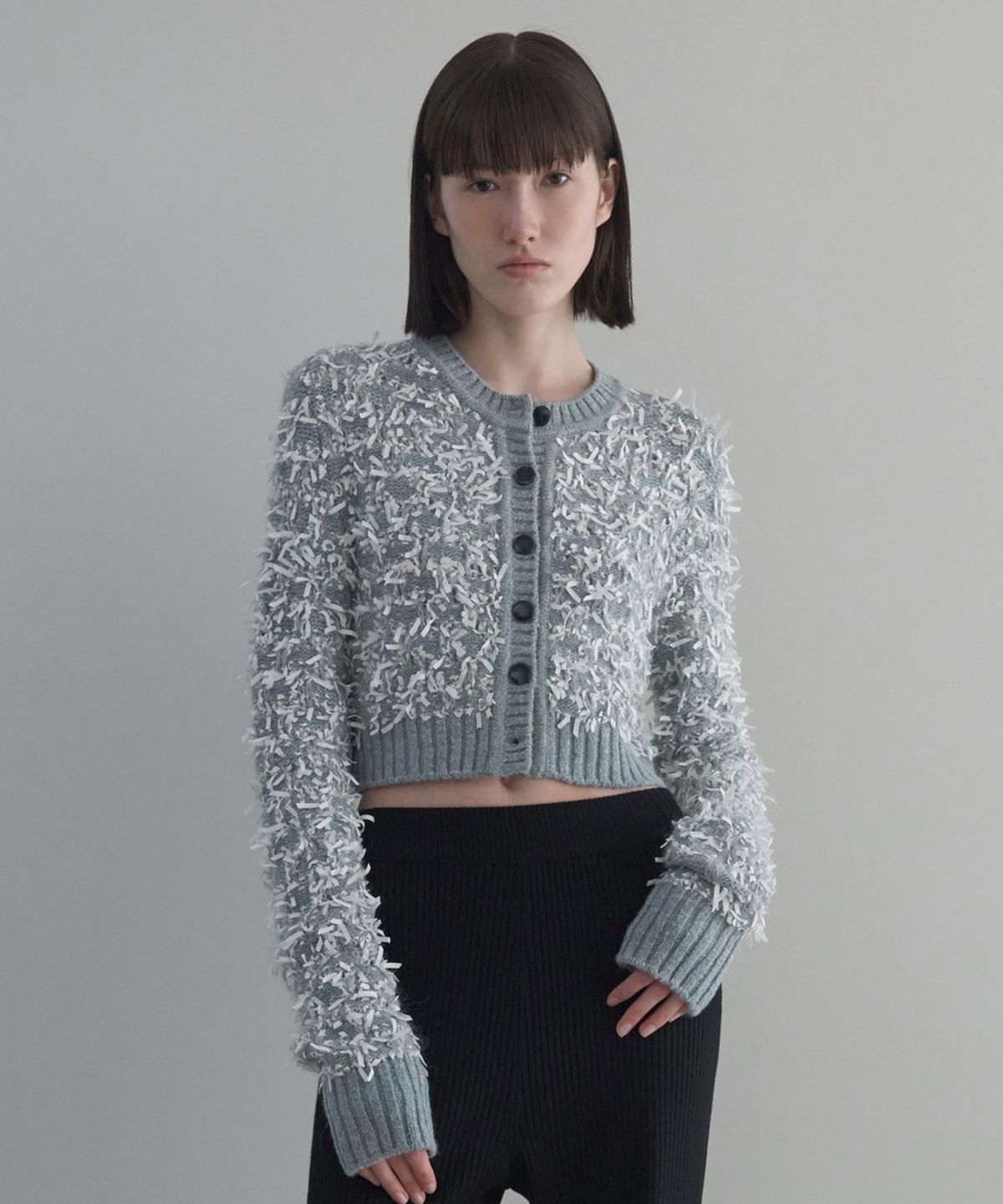 디에토(DEETO) Ribbon yarn Cardigan [MINT]