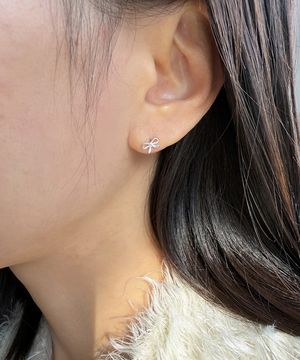 [925실버] 쁘띠 리본 이어링