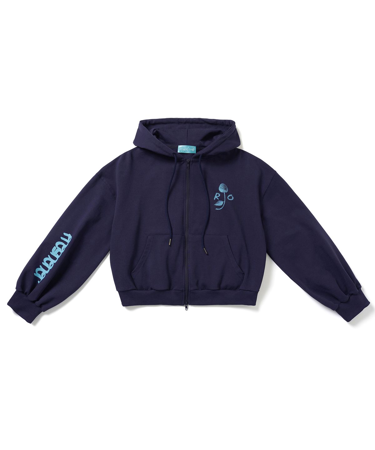 로얄오크(ROYAL OAK) CHERRY HOODED ZIP-UP (NAVY)