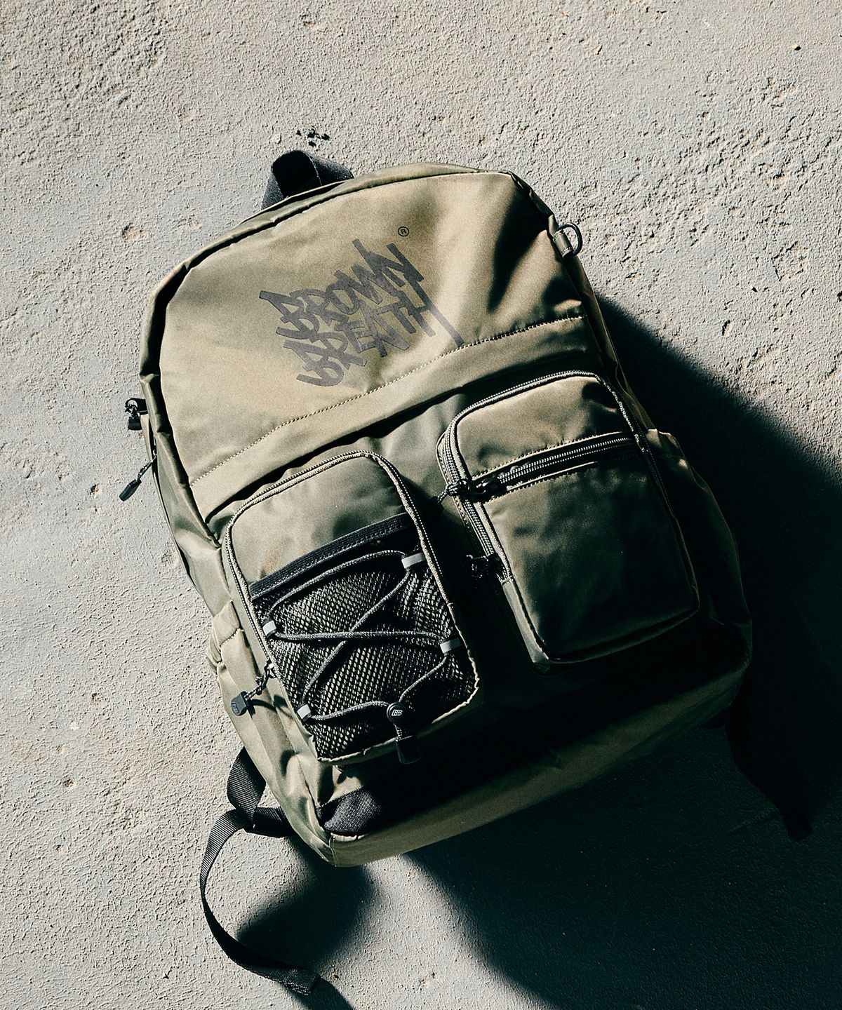 브라운브레스 키즈(BROWNBREATH KIDS) KIDS TAG DAILY BACKPACK - KHAKI