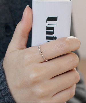 925실버 꼬임 하트 반지 비앙/ Vian