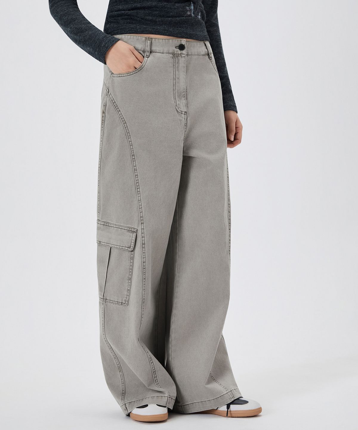 미쏘(MIXXO) 코튼 카고 팬츠_MIWTCG316C MIWTCG51QC