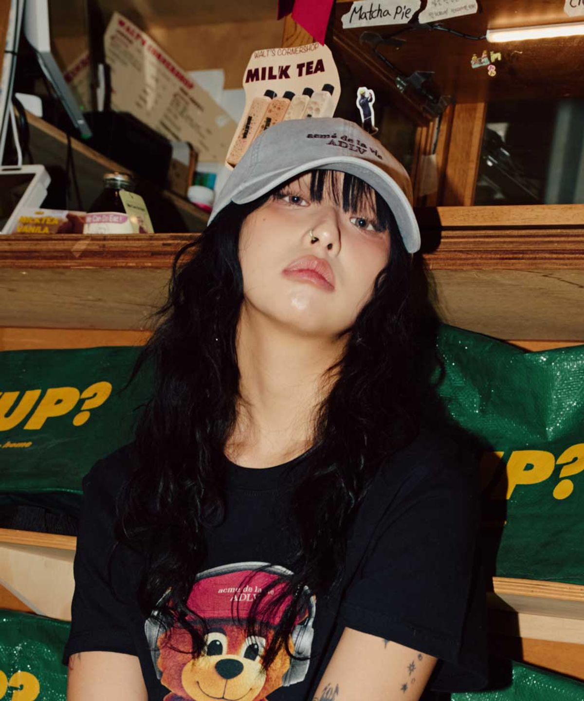 아크메드라비(ACME DE LA VIE) KACHION BASIC LOGO BALL CAP (7COLOR)