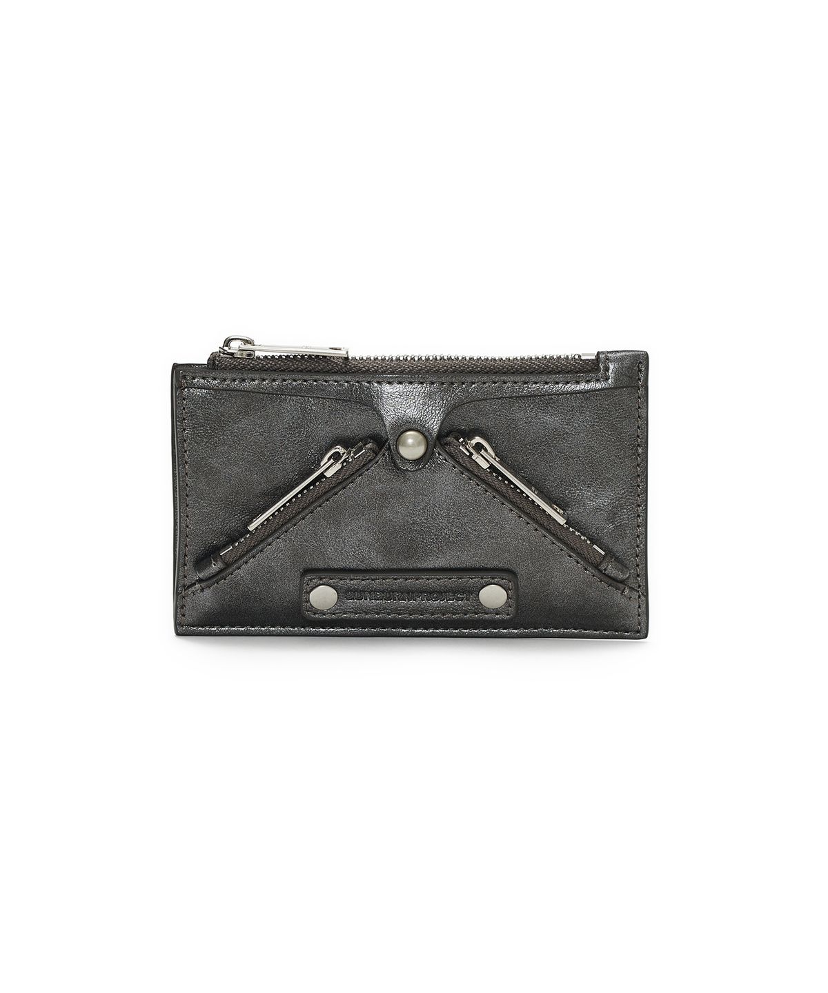 썬번프로젝트(SUNBURNPROJECT) FAUX LEATHER M.O.S WALLET, METAL