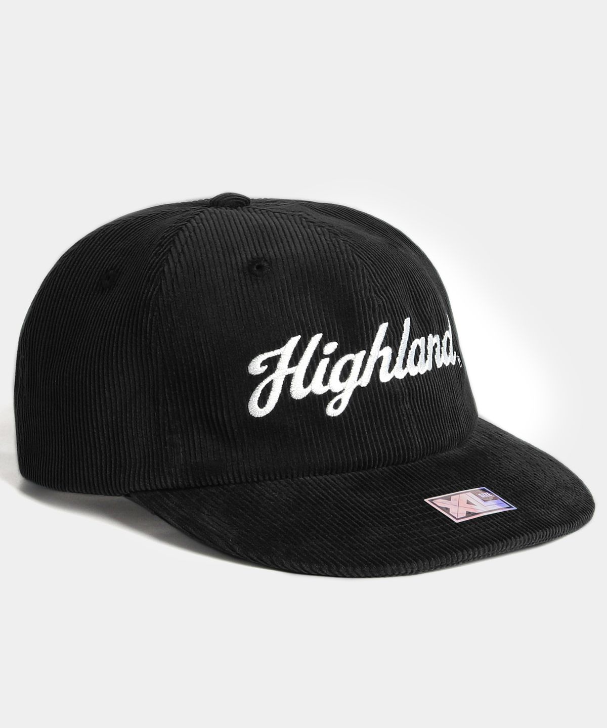 플래토(PLATEAU) 빅사이즈 코듀로이캡 XL HIGH CODU CAP BLACK