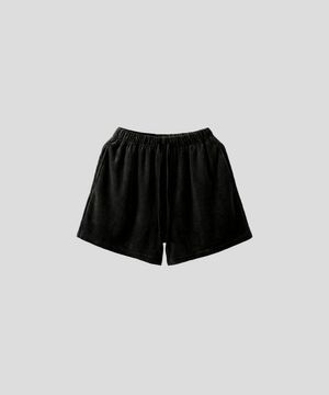 벨로아 숏 팬츠 [블랙]