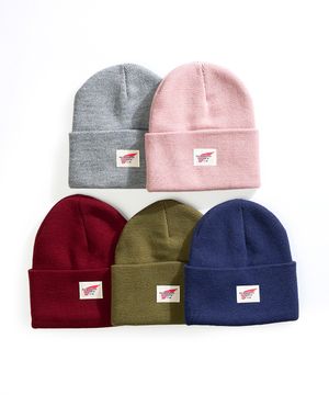 로고 니트 비니