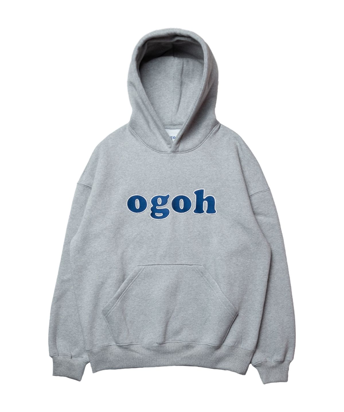 돈애스크마이플랜(DAMP) OGOH 시그니처 로고 후드 미드나잇 메란지 그레이
