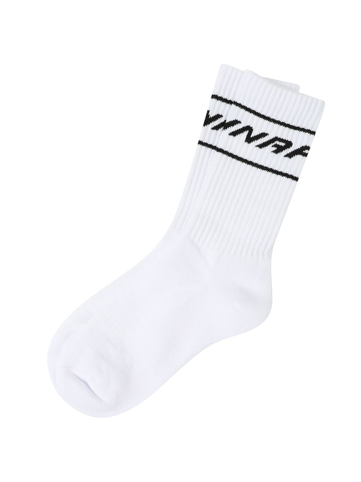 다이나핏(DYNAFIT) 트레이닝 스트라이프 빅워딩 크루삭스_White YUA26S10W2