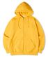 에센셜 레귤러 기모 스웨트 후드 집업 옐로우