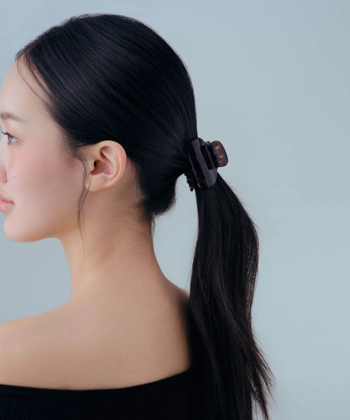무신사 스탠다드 우먼(MUSINSA STANDARD WOMAN) 우먼즈 헤어 클로 클립_스몰 [브라운 토터스 쉘]