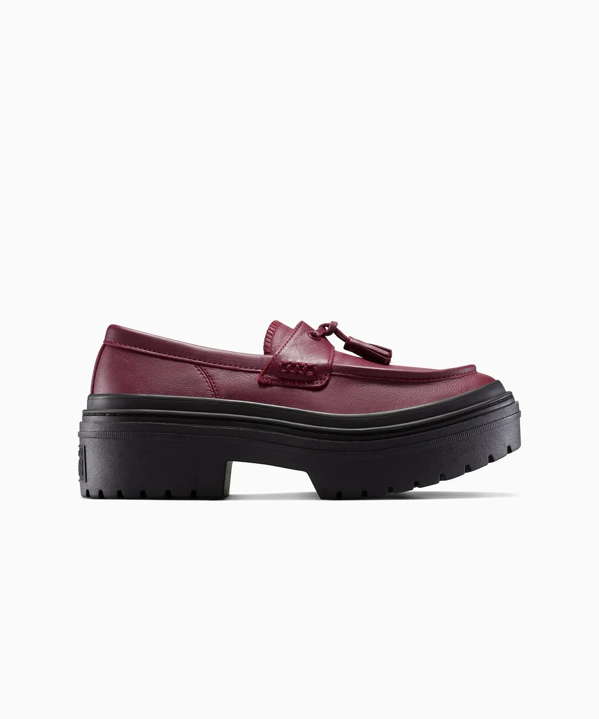 컨버스(CONVERSE) 척테일러 올스타 러기드 힐 로퍼 레더 딥 보르도 A14708C