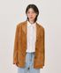 Suede Over-fit Jacket_Camel