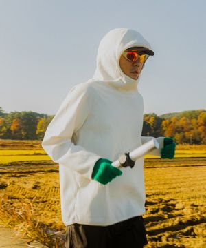 R15 풀오버 바라클라바 러닝 후디 4color