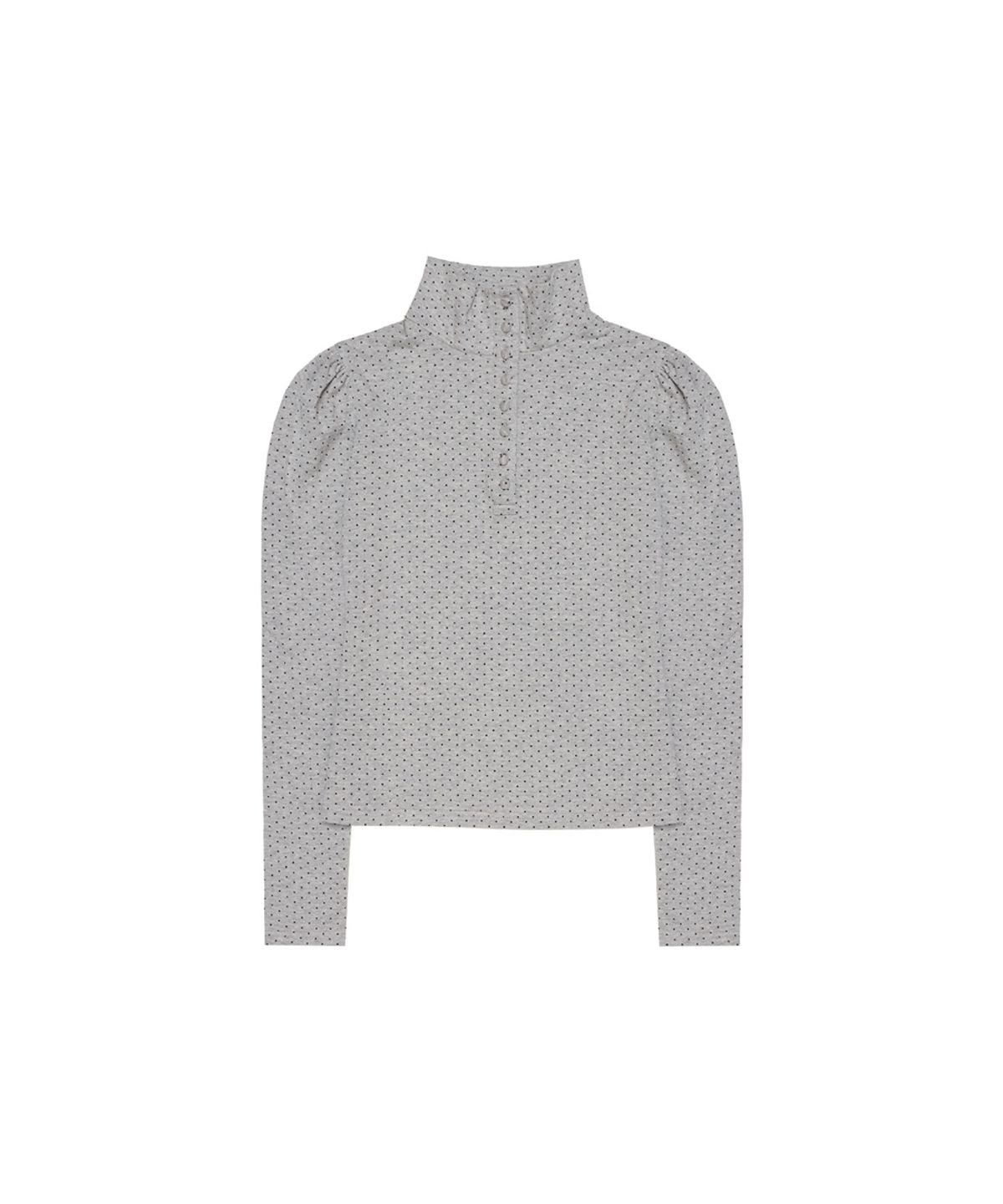 콜로신스(COLOCYNTH) Alice Button Top Melange Dot