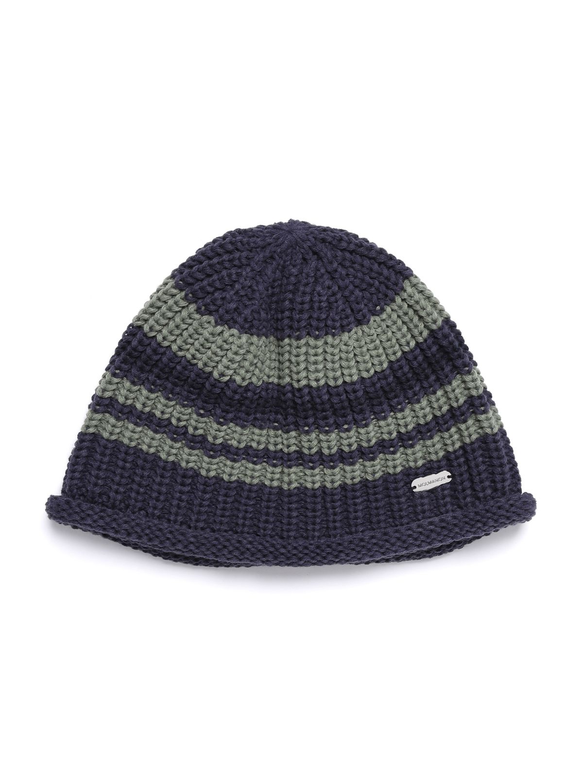 몰마농(MOLMANON) STRIPE BEANIE - NAVY
