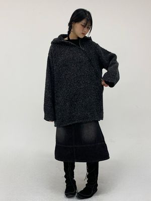 Side Zip-Up Hood -(2C)