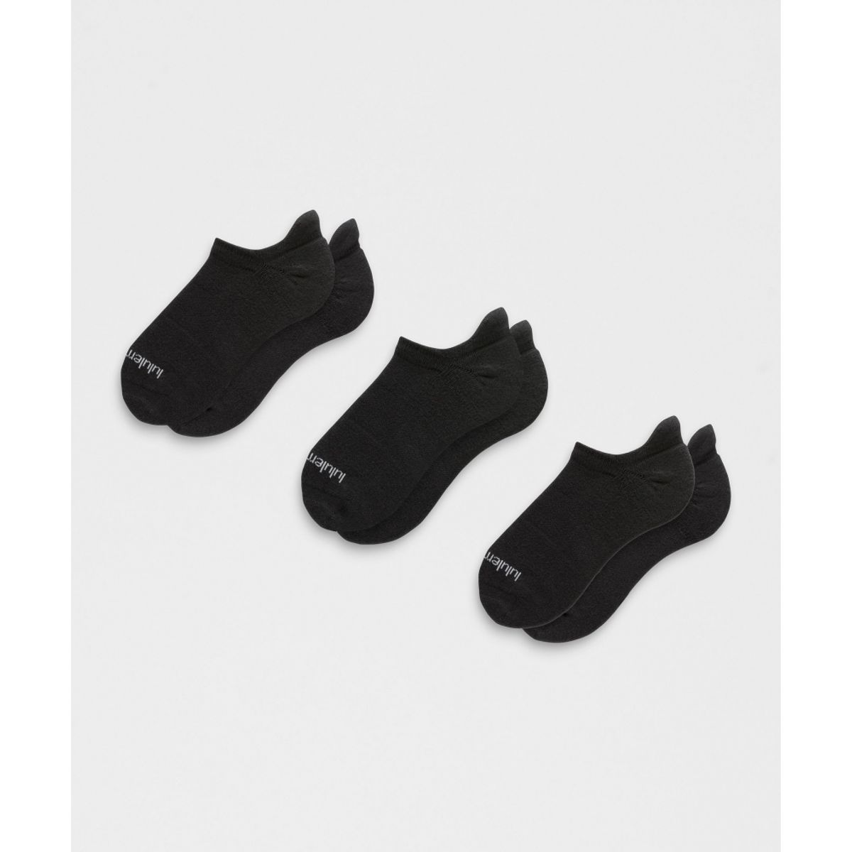 룰루레몬(LULULEMON) 유니섹스 데일리 에센셜 탭 삭스 *3팩  BLK