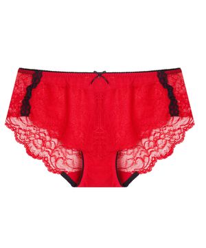 [노와이어] 블랙루즈_레이스팬티