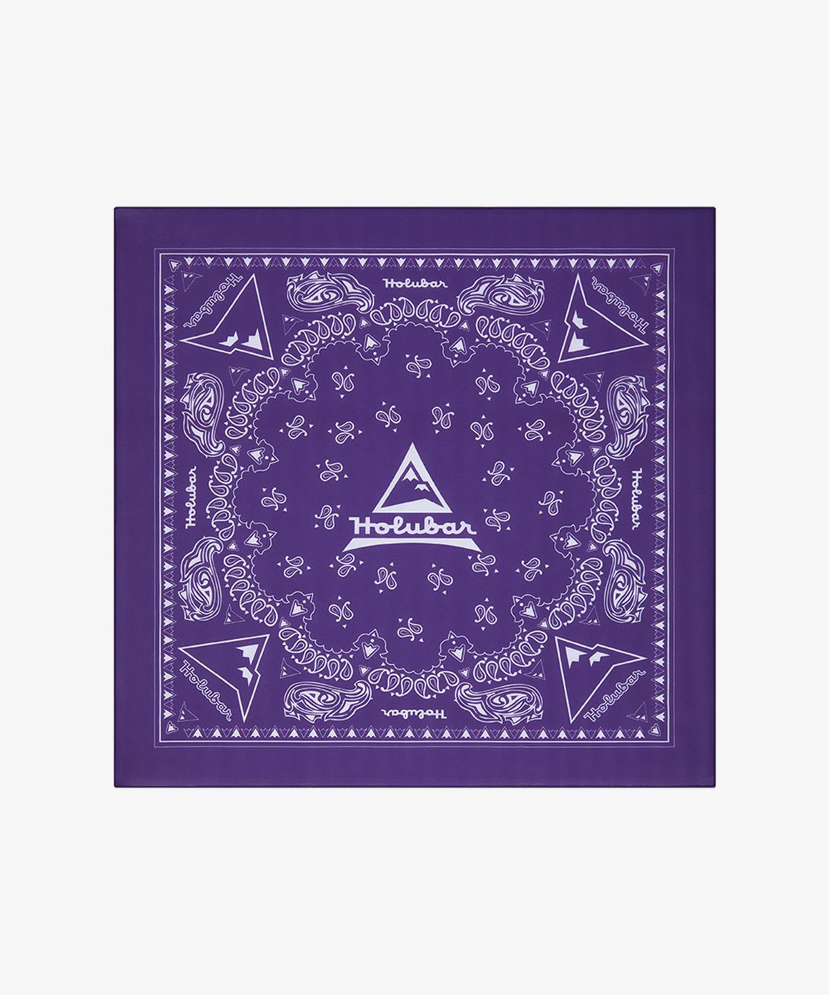 홀루바(HOLUBAR) Mountaineering Logo Bandana Purple