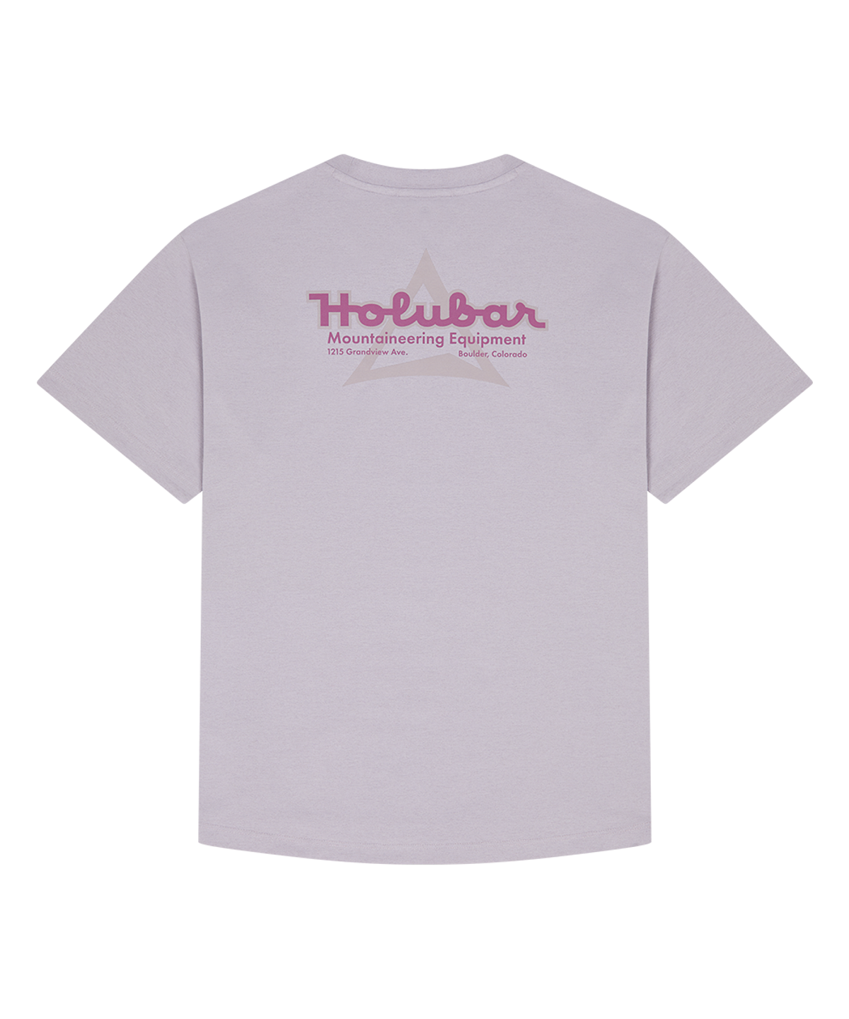 홀루바(HOLUBAR) Flatirons Logo T Shirt Purple