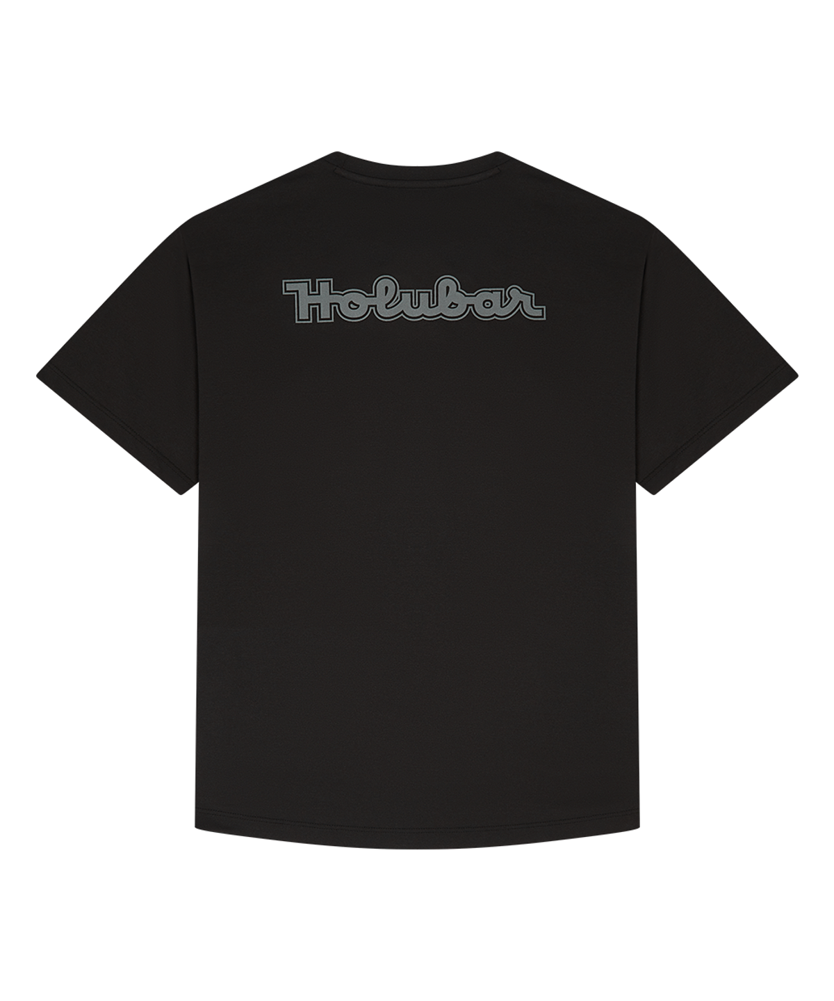 홀루바(HOLUBAR) Lettering Logo T Shirt Black