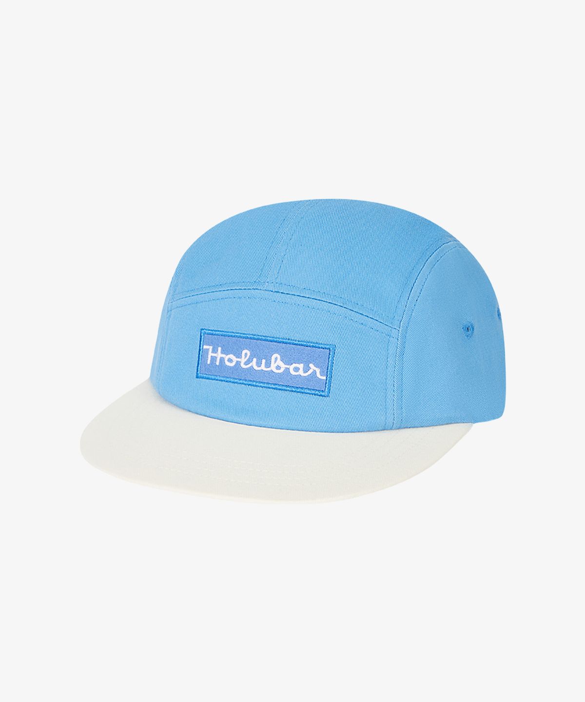 홀루바(HOLUBAR) 5P Logo Two-tone Camp Cap Blue
