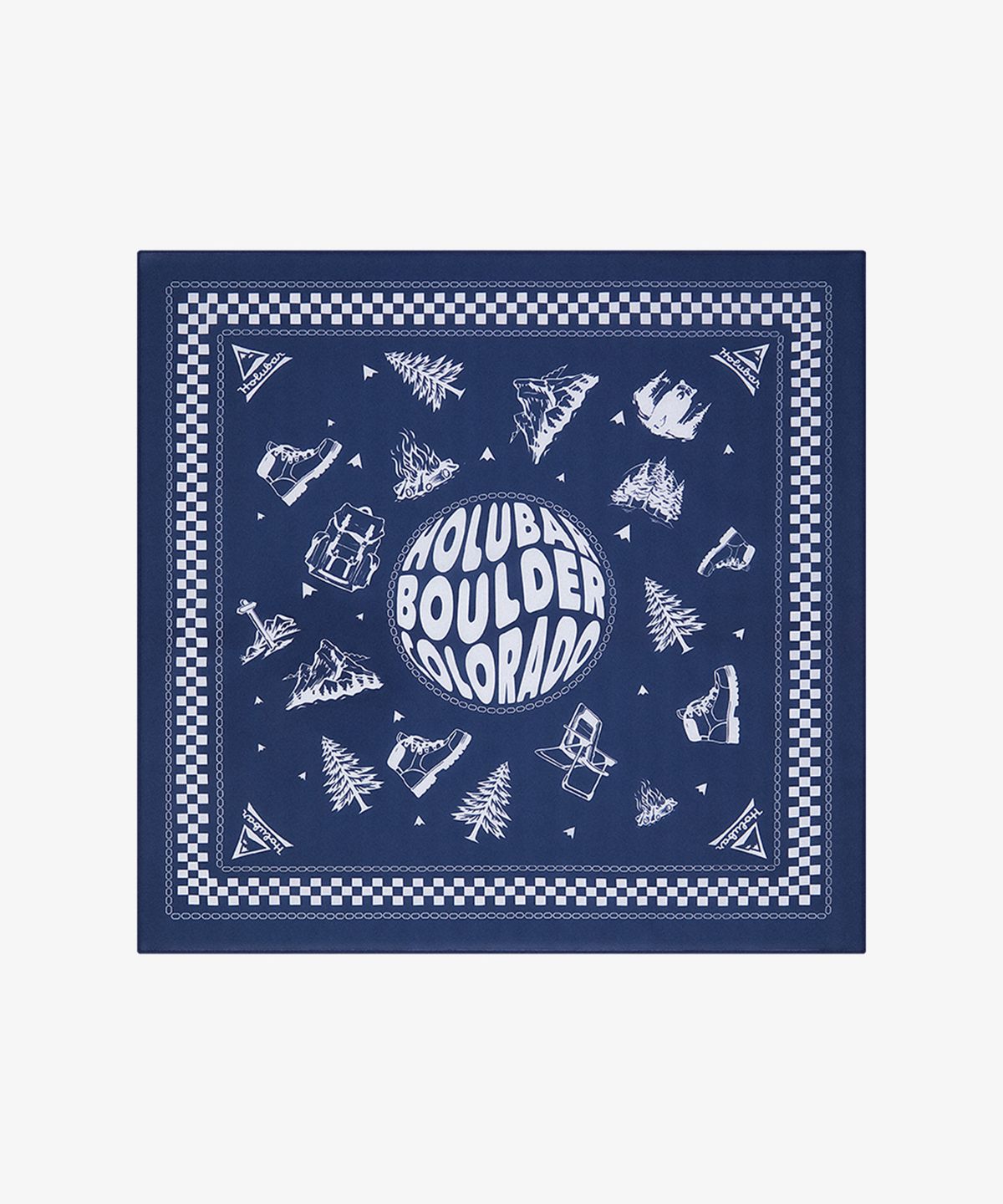 홀루바(HOLUBAR) Mountaineering Boulder Bandana Blue