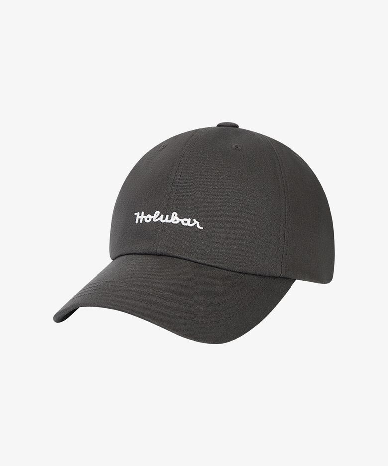 6P Lettering Cap Charcoal