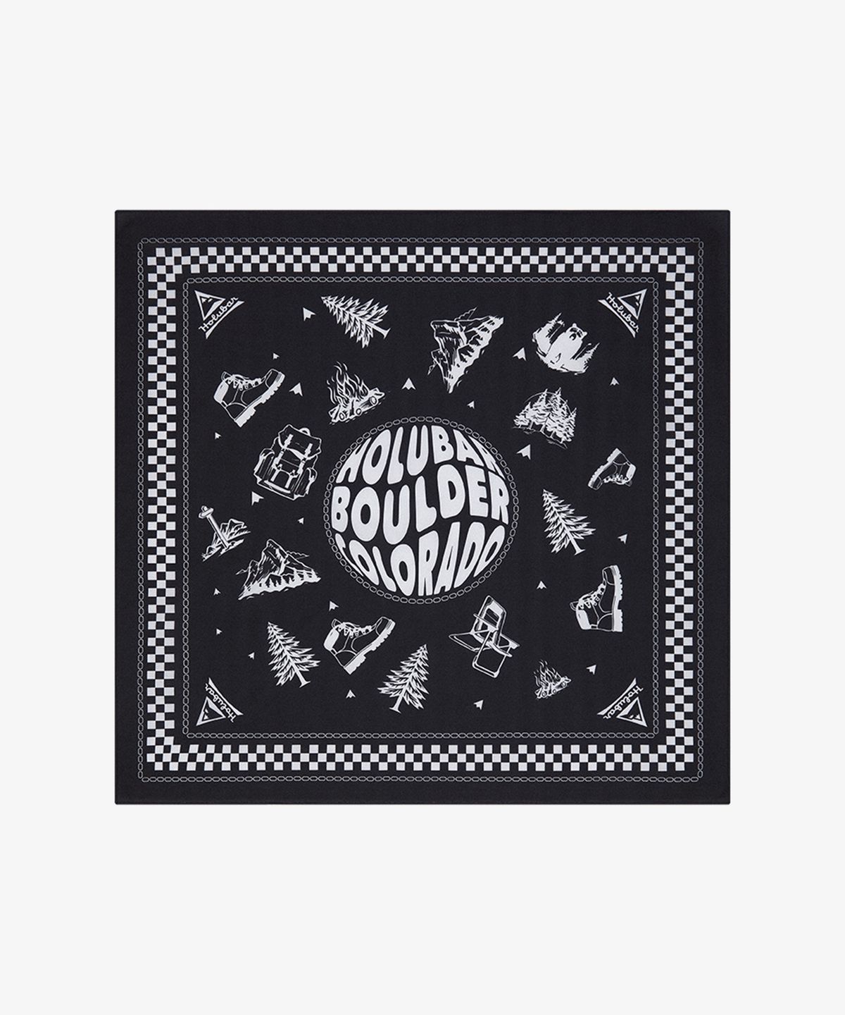 홀루바(HOLUBAR) Mountaineering Boulder Bandana Black